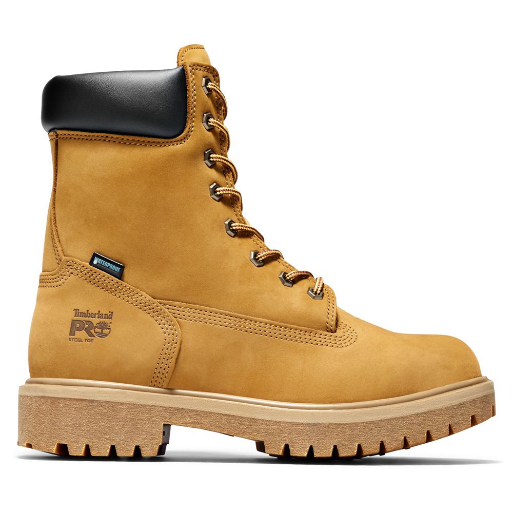 Botas Pro Timberland Hombre Pro Direct Attach 8" Steel Toe Marrones - Chile BHU-678021